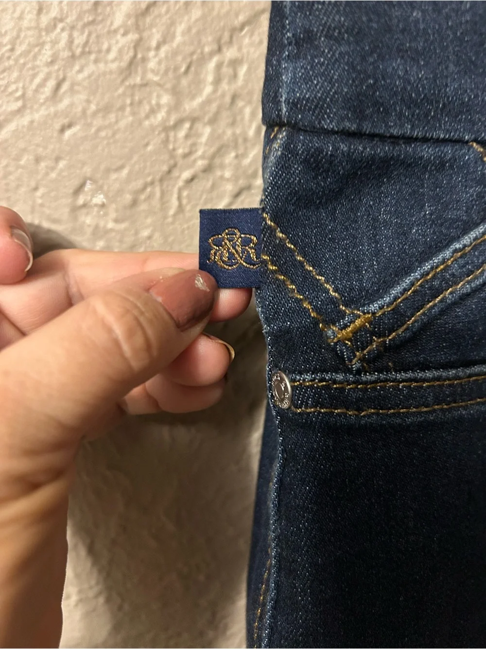 Rock & Republic Dark Blue Slim Straight Men's Jeans